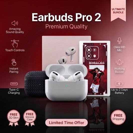 Earbuds Pro 2 Ultimate Bundle | Free COD Delivery Pakistan